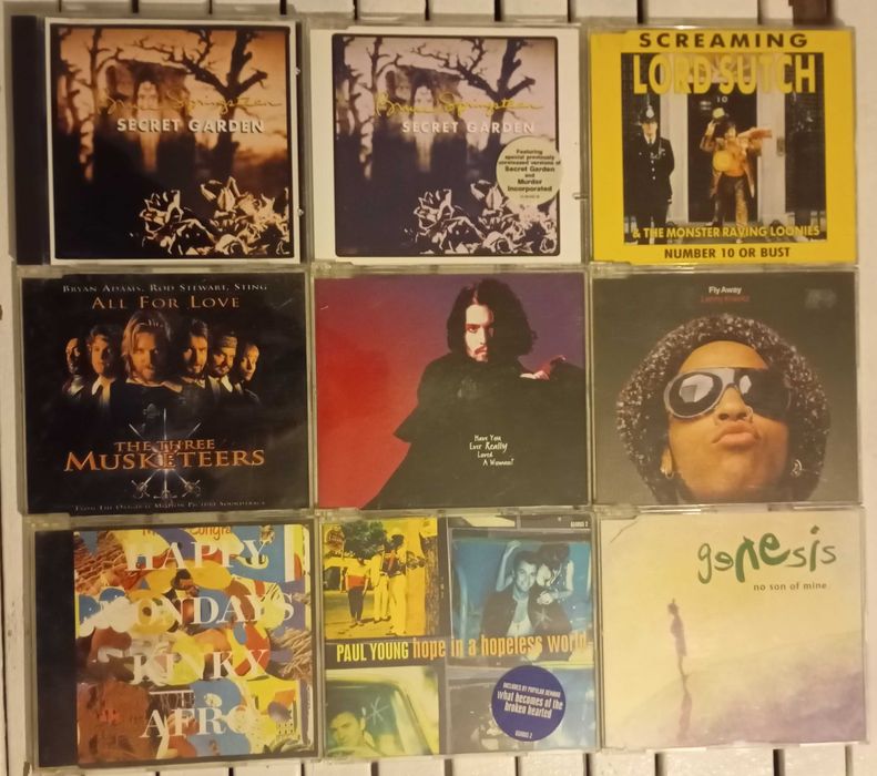 71 CD Singles de Hard Rock, Alternative Rock/Metal e Pop/Rock