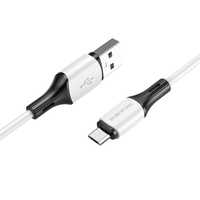 Borofone Kabel Bx79 - Usb Na Micro Usb - 2,4A 1 Metr Biały