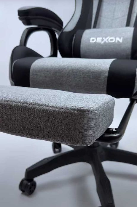 кресло компьютерное кресло игровое геймерское Grand DELUX серое