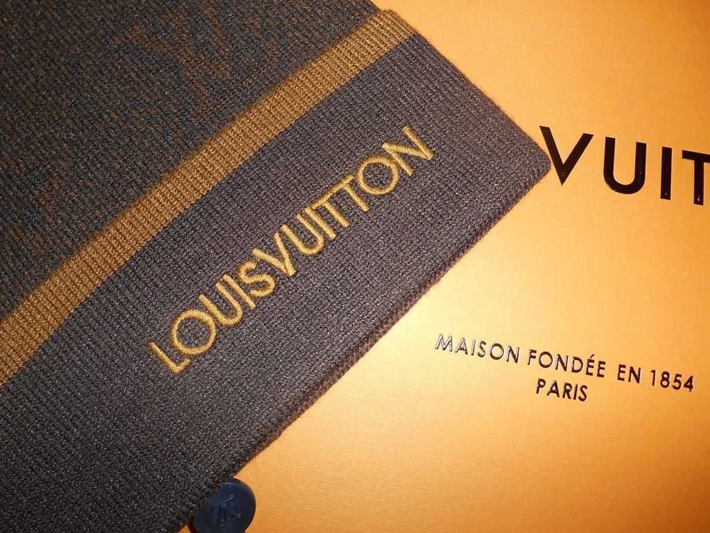 Louis Vuitton Męska bardzo ciepła zimowa czapka, Francja 1432