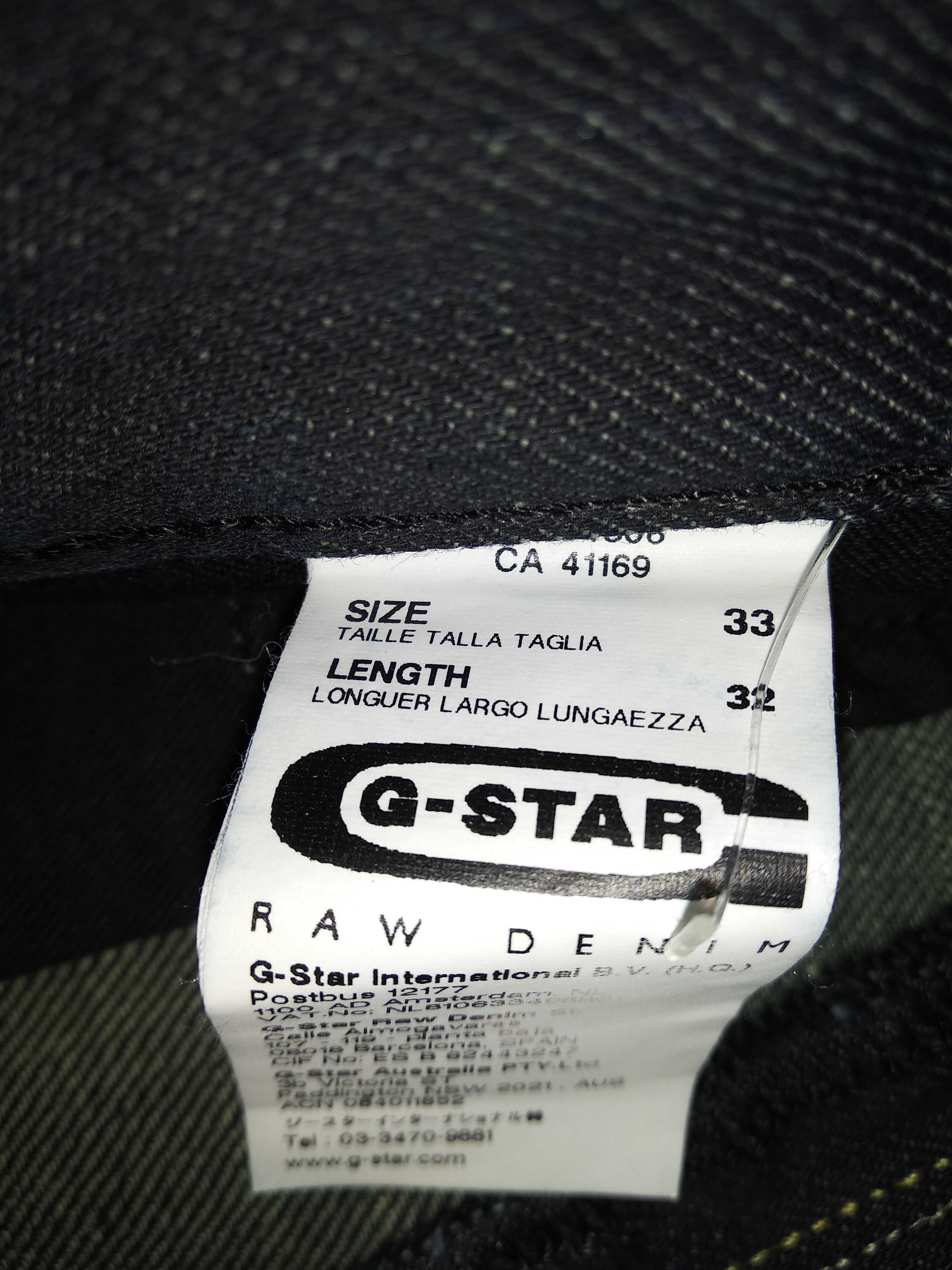 Джинси G-Star RAW 3301 W 33 L 32   made in India     з  Італії