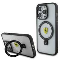 Etui Ferrari Ring Stand 2023 do iPhone 15 Pro - MagSafe, Przezroczyste