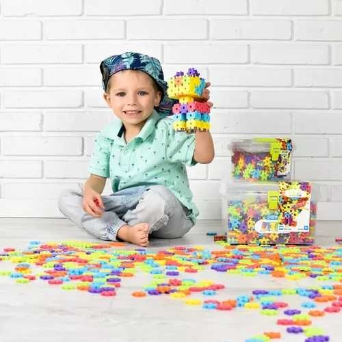 Wafle klocki konstrukcyjne Meli Basic Travel Box 1000