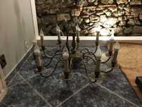 Lampy mosiężne , kinkiety