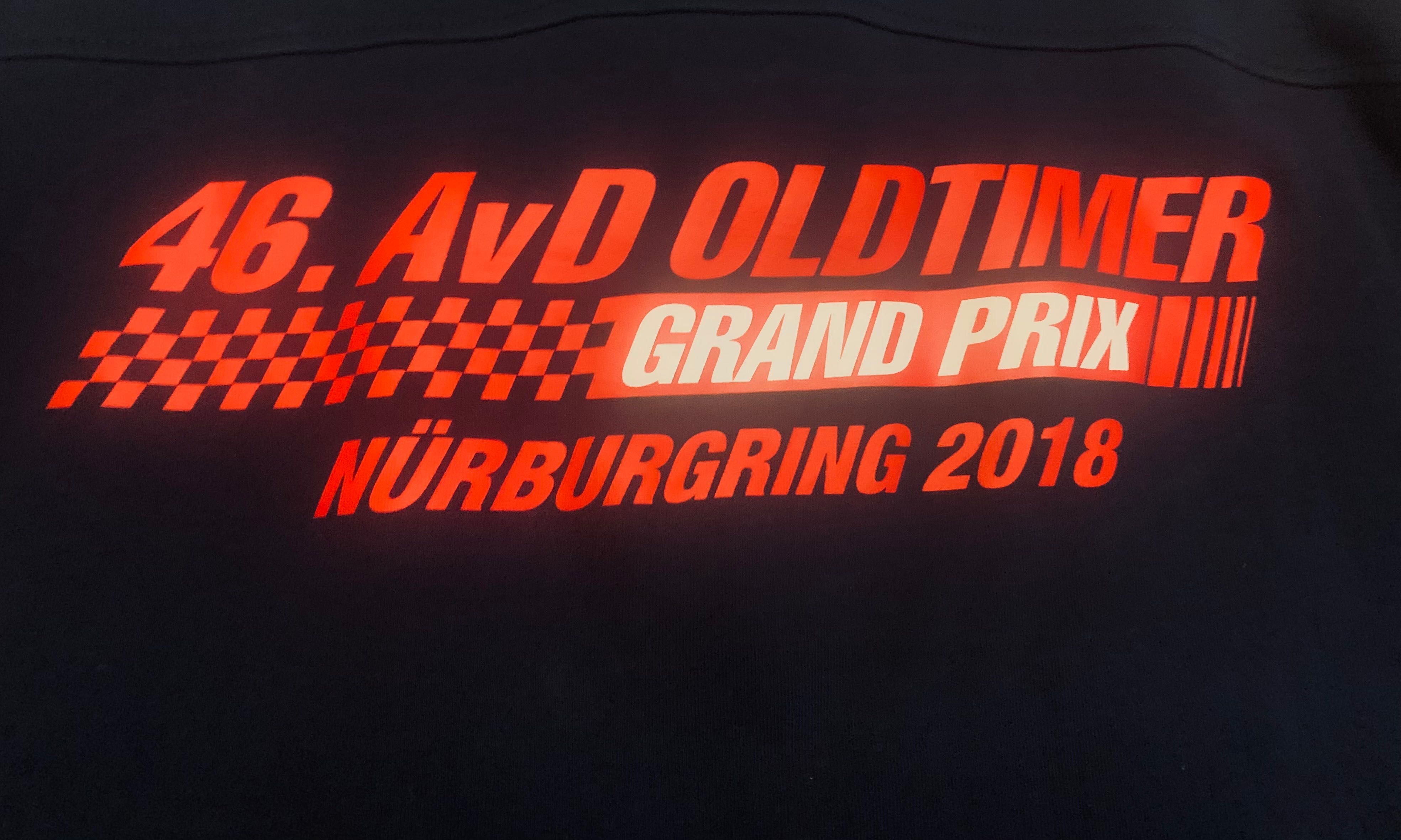 AVD Old Timer Grand Prix 2018 motoryzacyjna koszulka/bluza polo L/XL