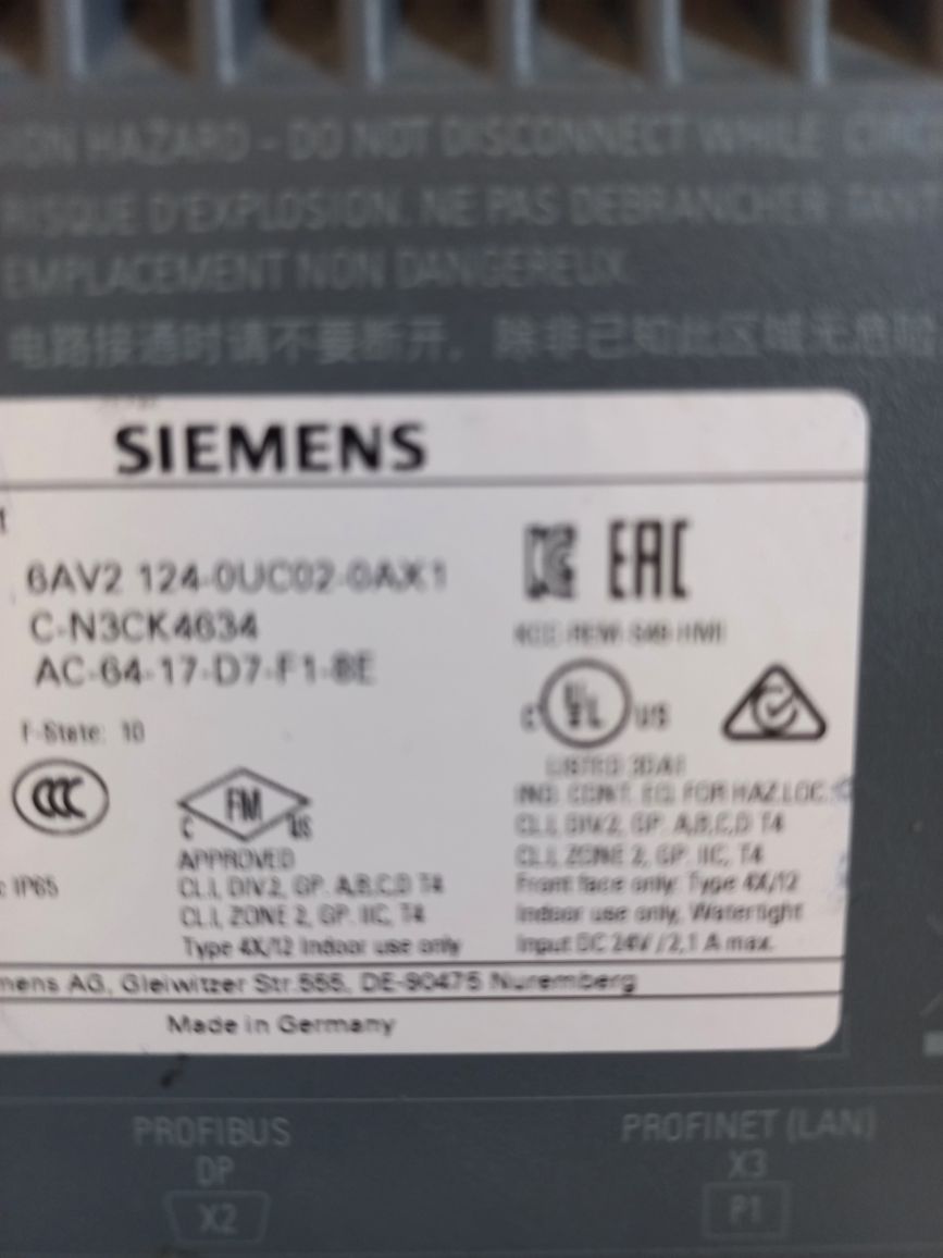 Siemens TP1900 Comfort