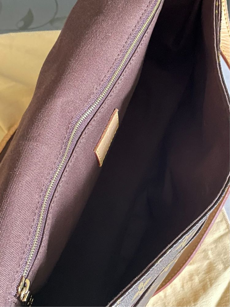 Listonoszka Louis Vuitton Menilmontant MM monogram oryginalna