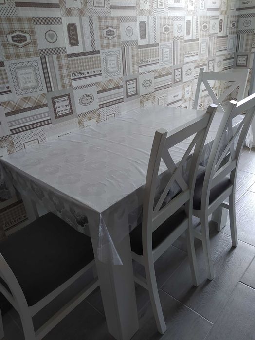 Komplet stół krzesła prostokątny 110x70