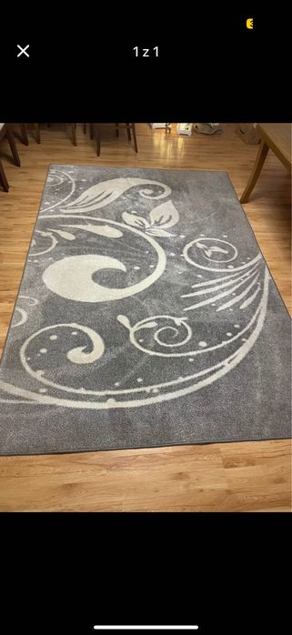 Szary dywan 2x3m