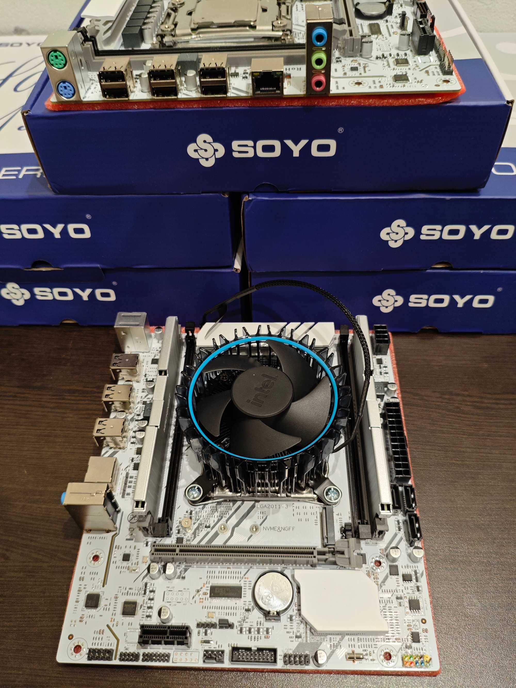 Комплект 2011V3 X99 W + кулер + CPU /2640v4 2650 2680v4 DDR4 16 4Gb 32