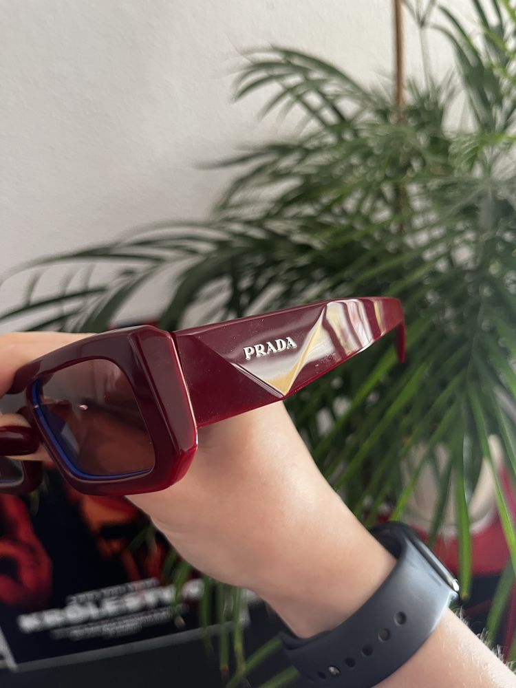 Okulary Prada bordo