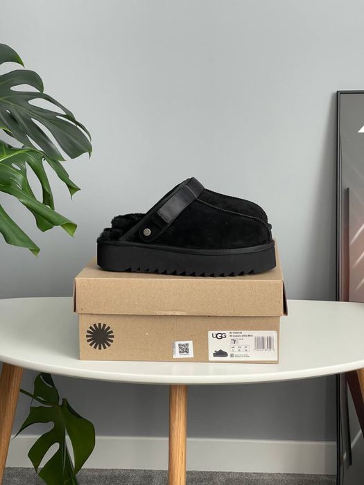Уггі UGG Lanah Clog Black Platform (36-41)
