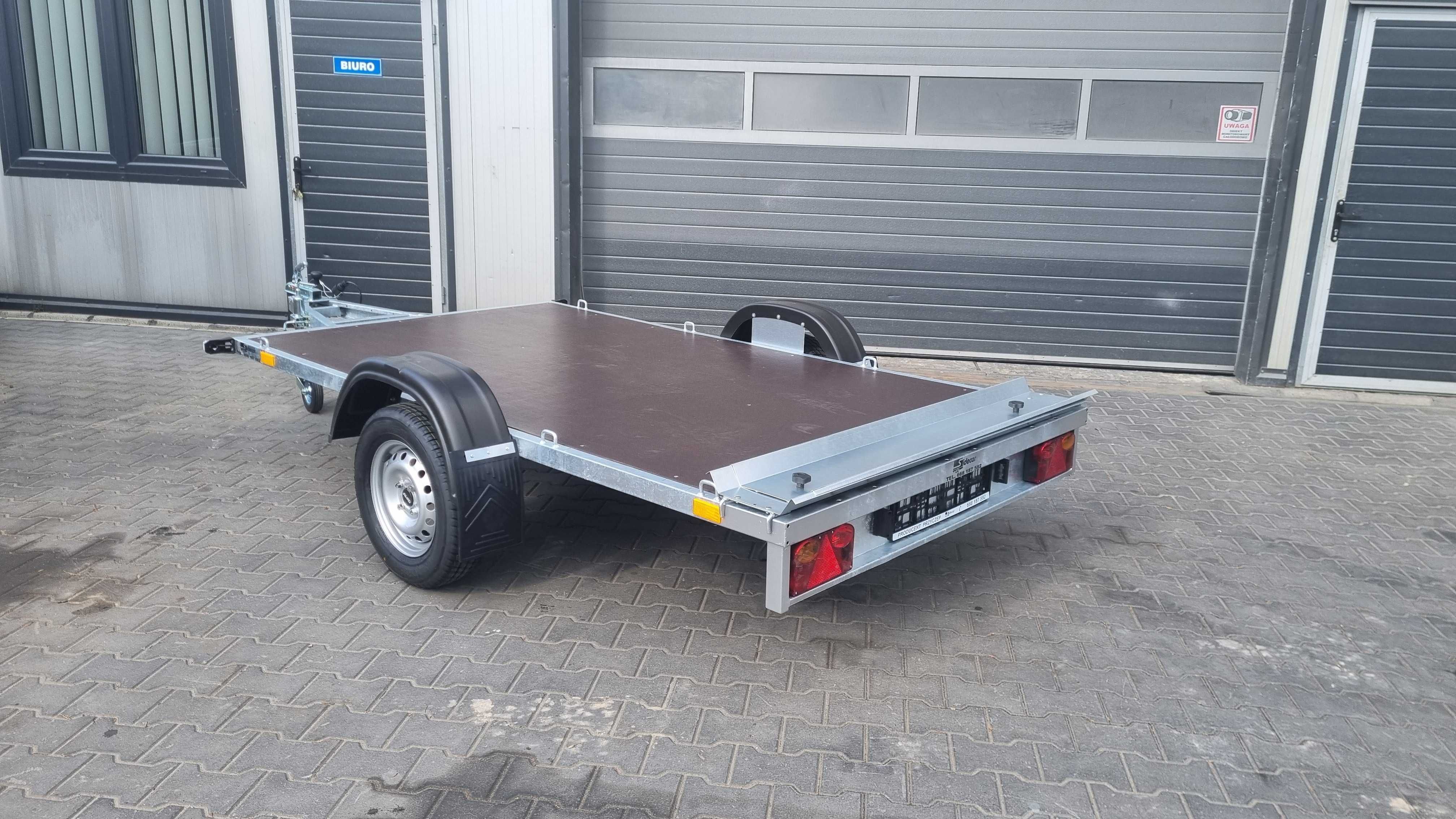 Przyczepka platforma Quad Motor 280x156 750 kg Producent - TRANSPORT