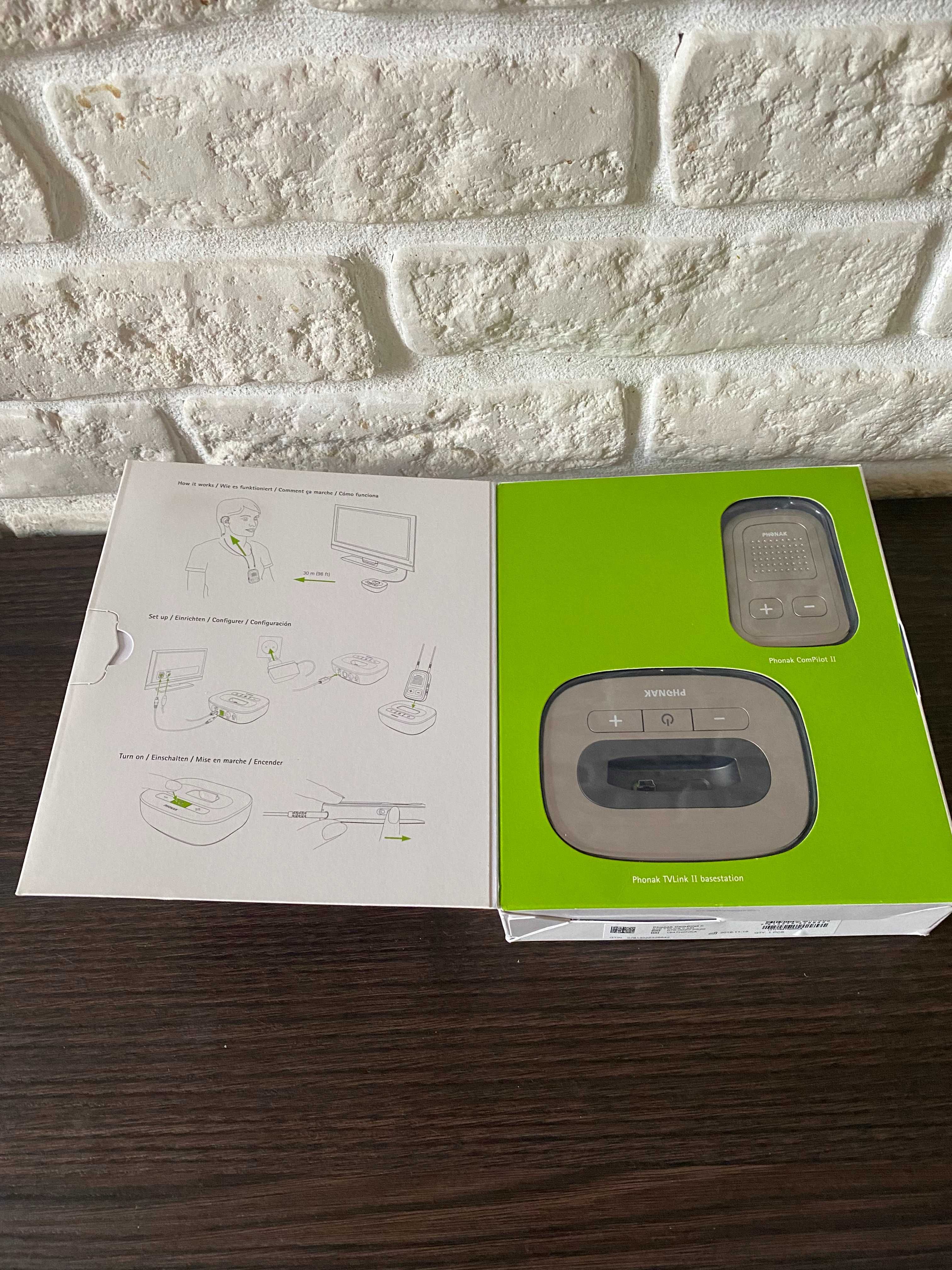 Zestaw Phonak ComPilot II  Bluetooth służące do aparatów słuchowych