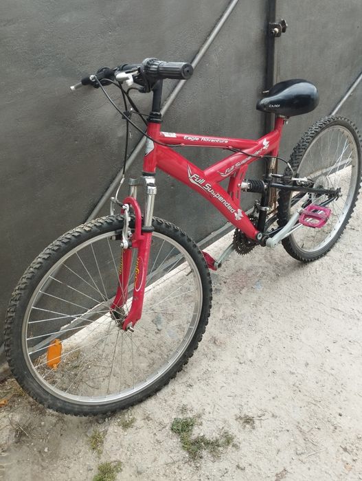 Велосипед гірський, двопідвісний.