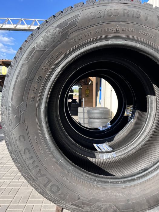 195/65R15 Barum Polaris 5 зимня 2023рік 8.5-9мм як нові.