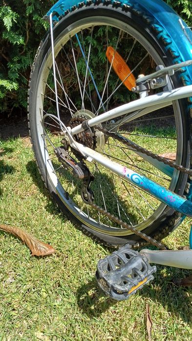 Vendo bicicleta infantil Btwin usada, roda 24
