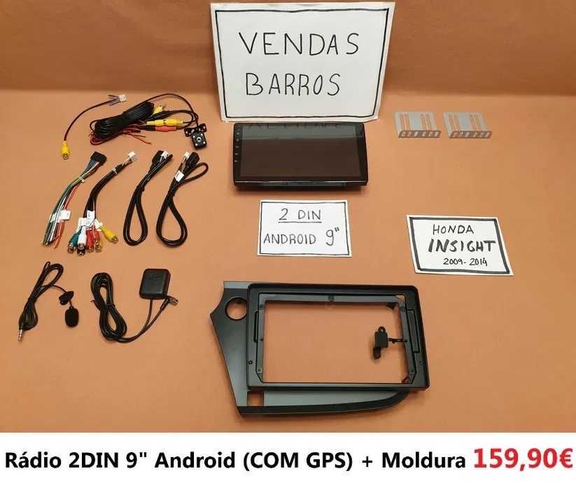 (NOVO) Rádio 2DIN • Honda • INSIGHT • CR-Z • Android CRZ [4+32GB]