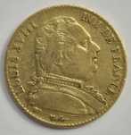 20 franków złota moneta  Francja – Ludwik XVIII Rzadsza 1815