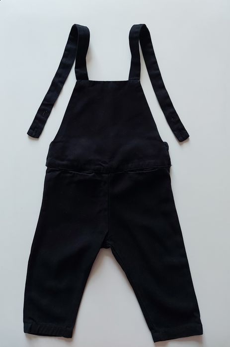 Ogrodniczki Zara r. 80  czarne – jak nowe