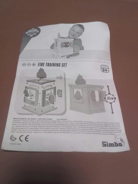 Strażak SAM domek do treningu gaszenia pożaru  nowy