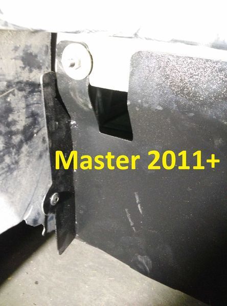 Защита поддона двигателя Renault Master III Захист картера двигуна