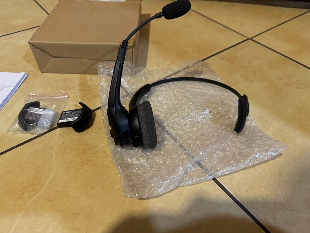 Sprawny Zestaw słuchawkowy Bluetooth Zebra HS3100 RUGGED 8 kHz