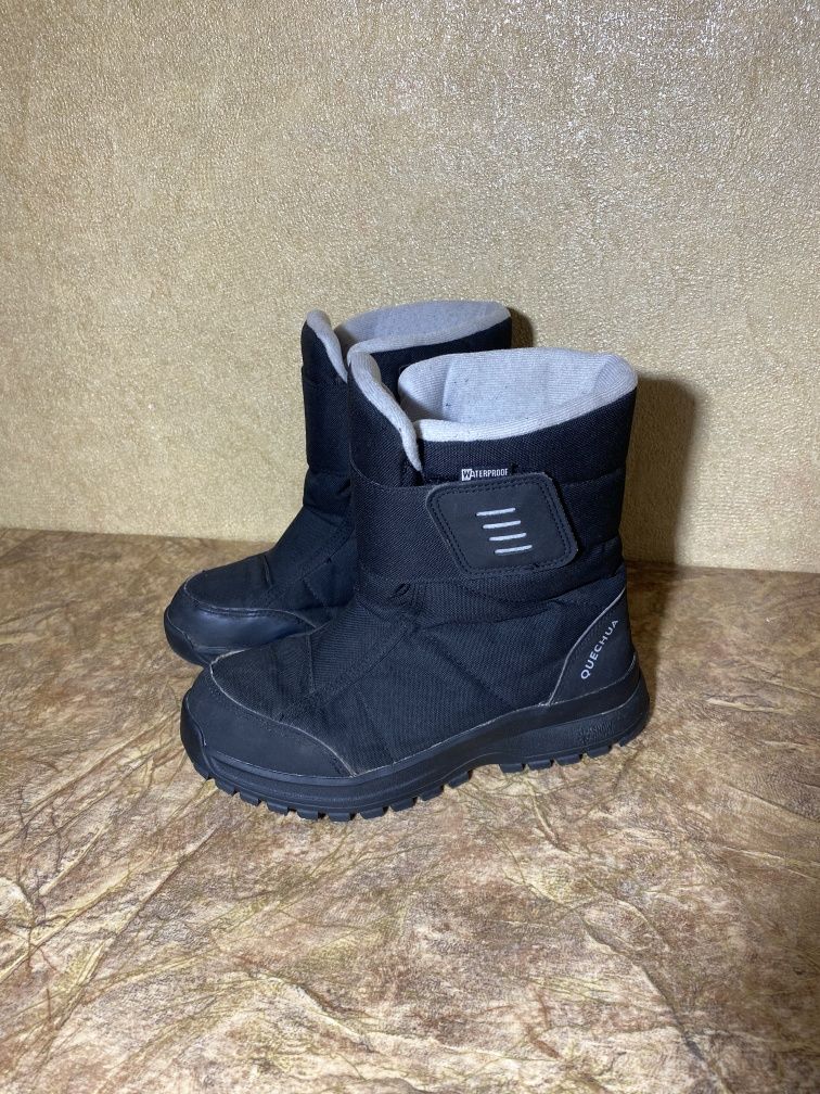 Детские Зимние Сапоги QUECHUA X Warm (Размер 35) Утепленные Водонепрон
