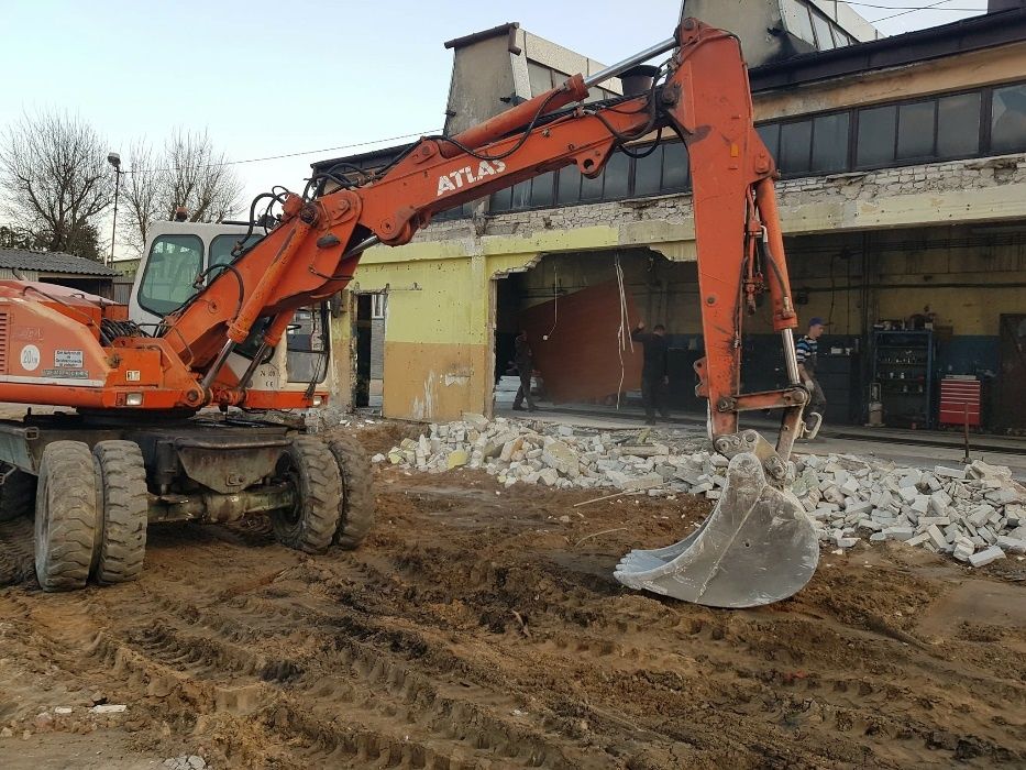 Rozbiórki wyburzenia utylizcja wywóz gruzu transport ziemia