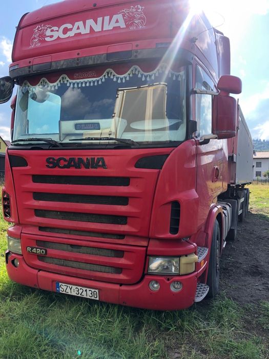Scania r420 czerwona