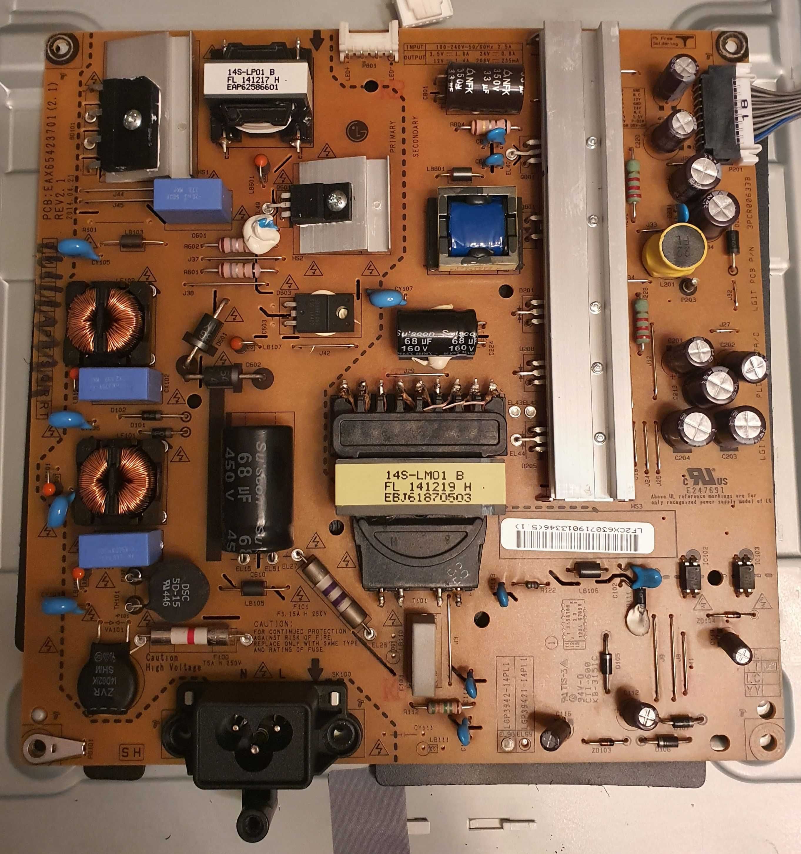 Peças para TV LG 42LB650V - Porto