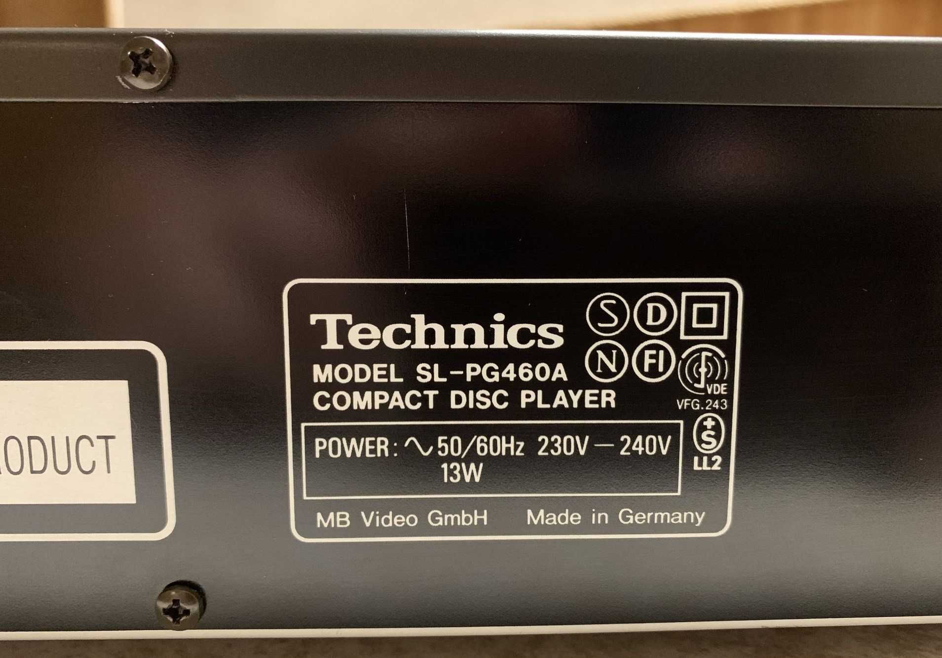 Cd-проигрыватель Technics SL-PG460A (Made in Germany)