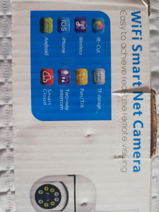 Camera wifi HD 8MB nova embalada