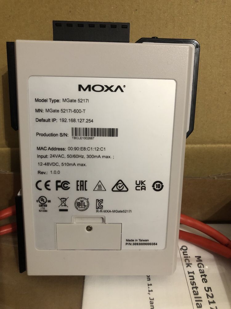 MOXA mgate 5217i-600-t