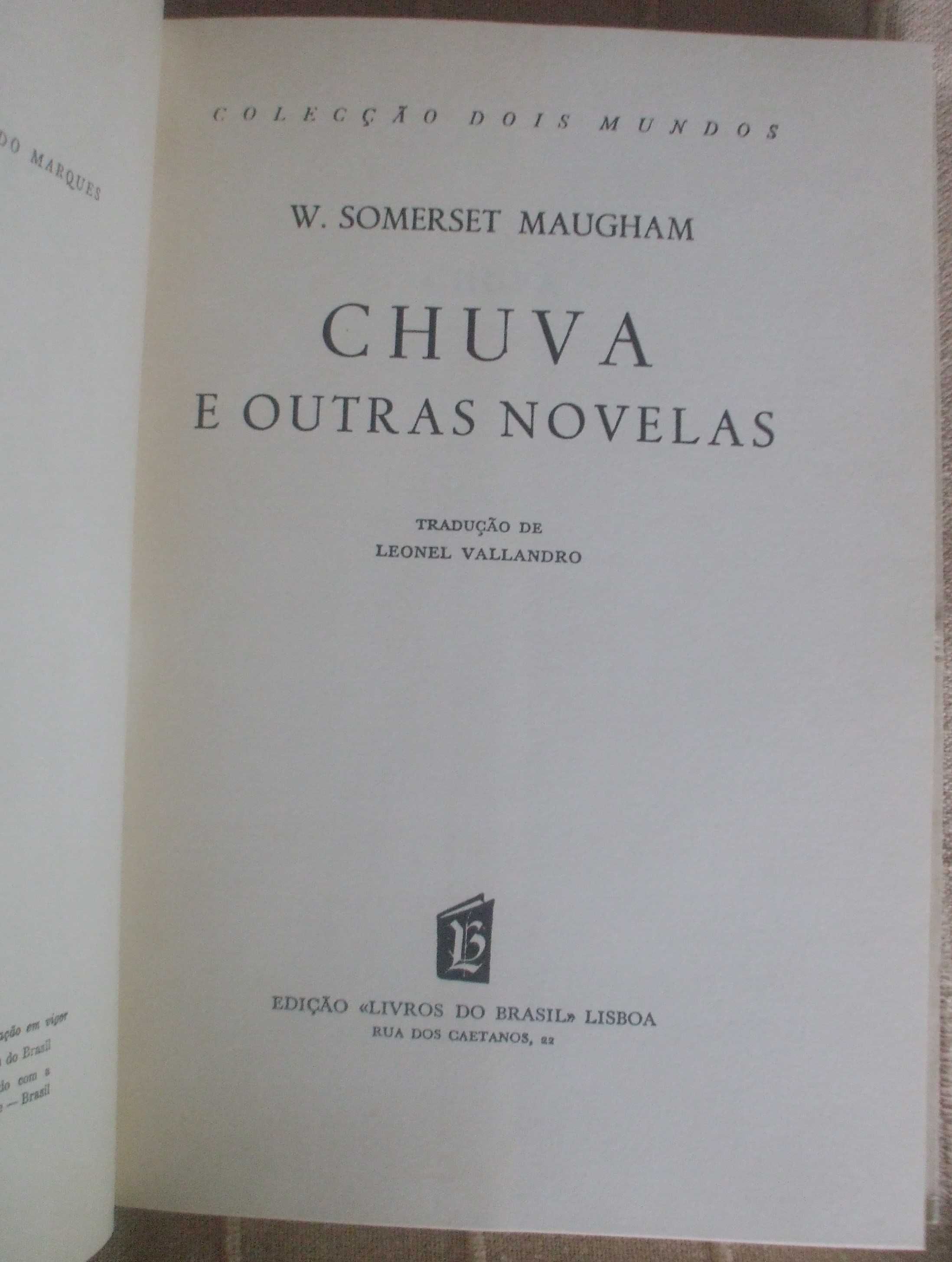 Chuva e outras novelas, W. Somerset Maugham