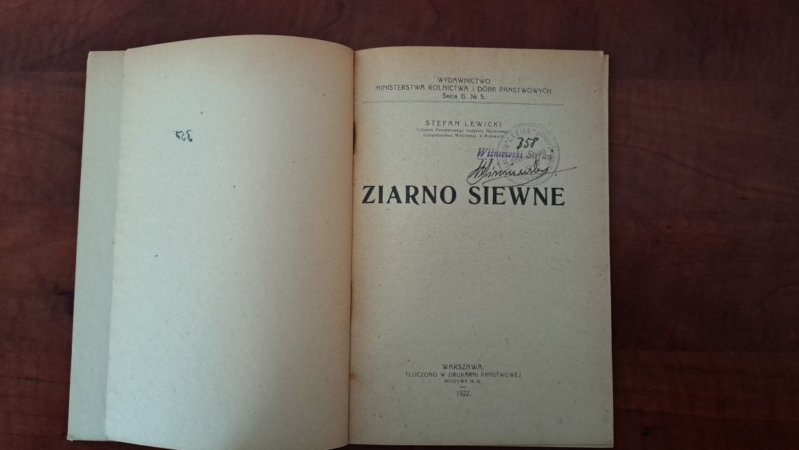 Stefan Lewicki "Ziarno siewne"