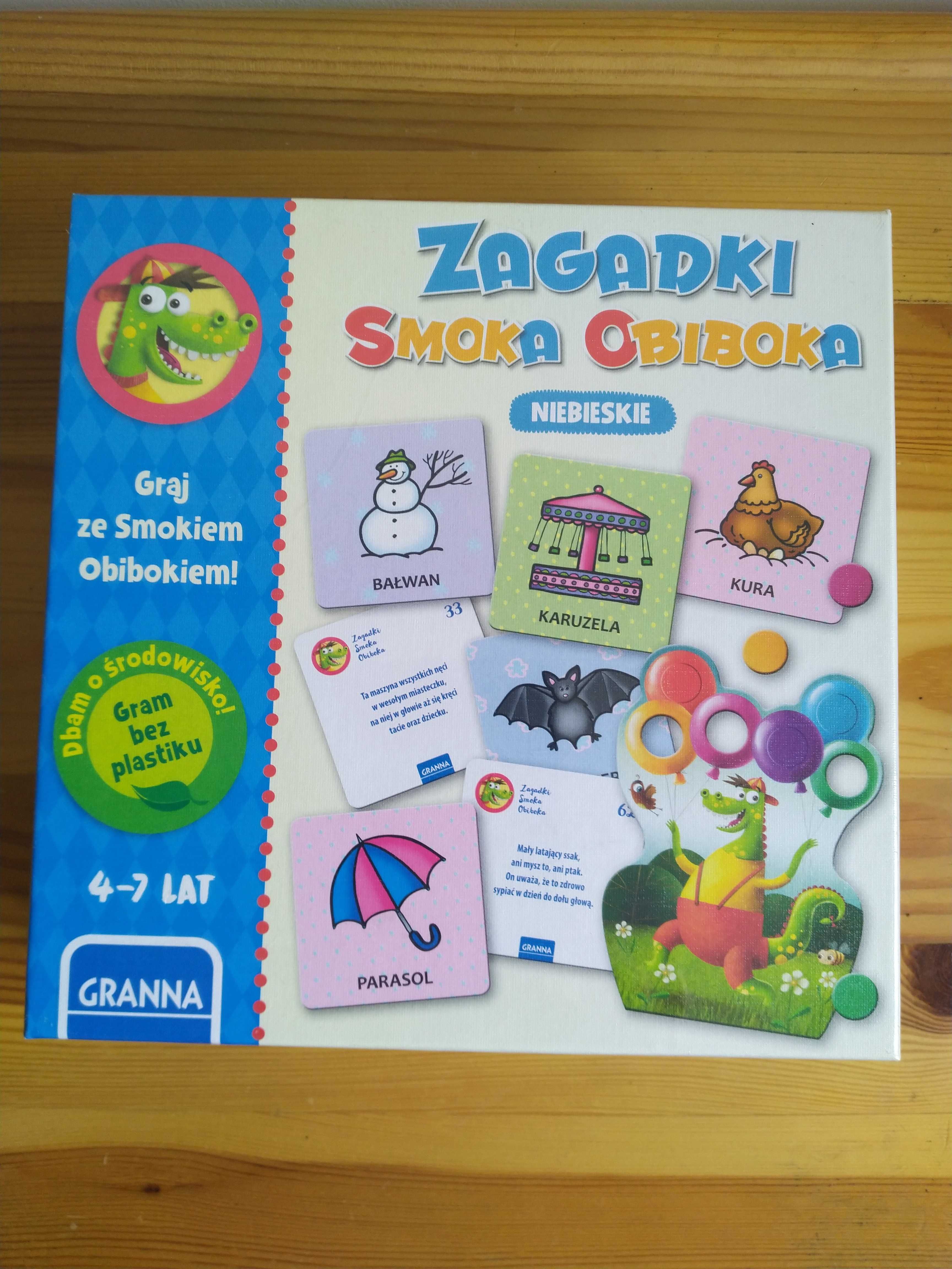 Zagadki Smoka Obiboka niebieskie