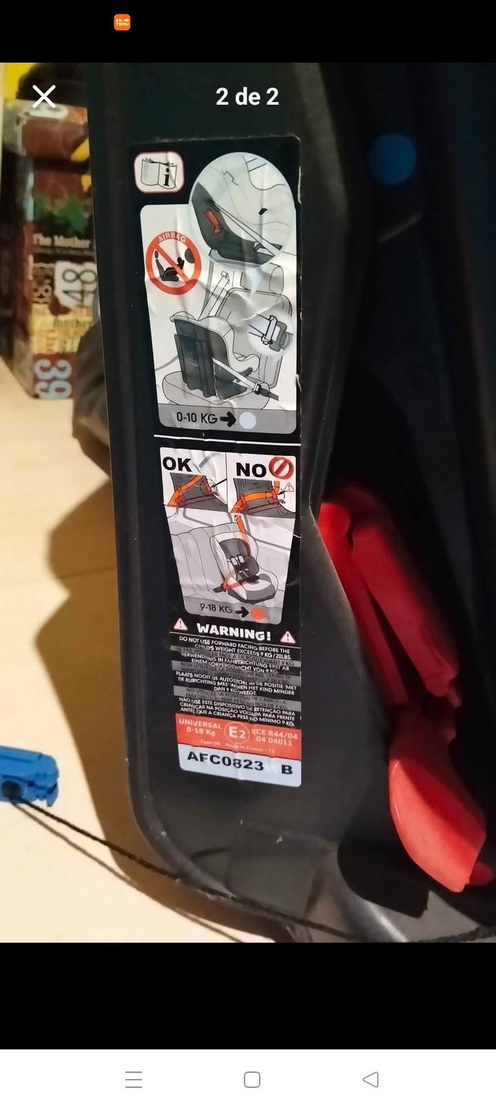 Cadeira de carro