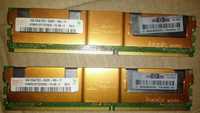 серверная ddr2 ecc 5300f 5300p hynix micron kingston nanya samsung hys