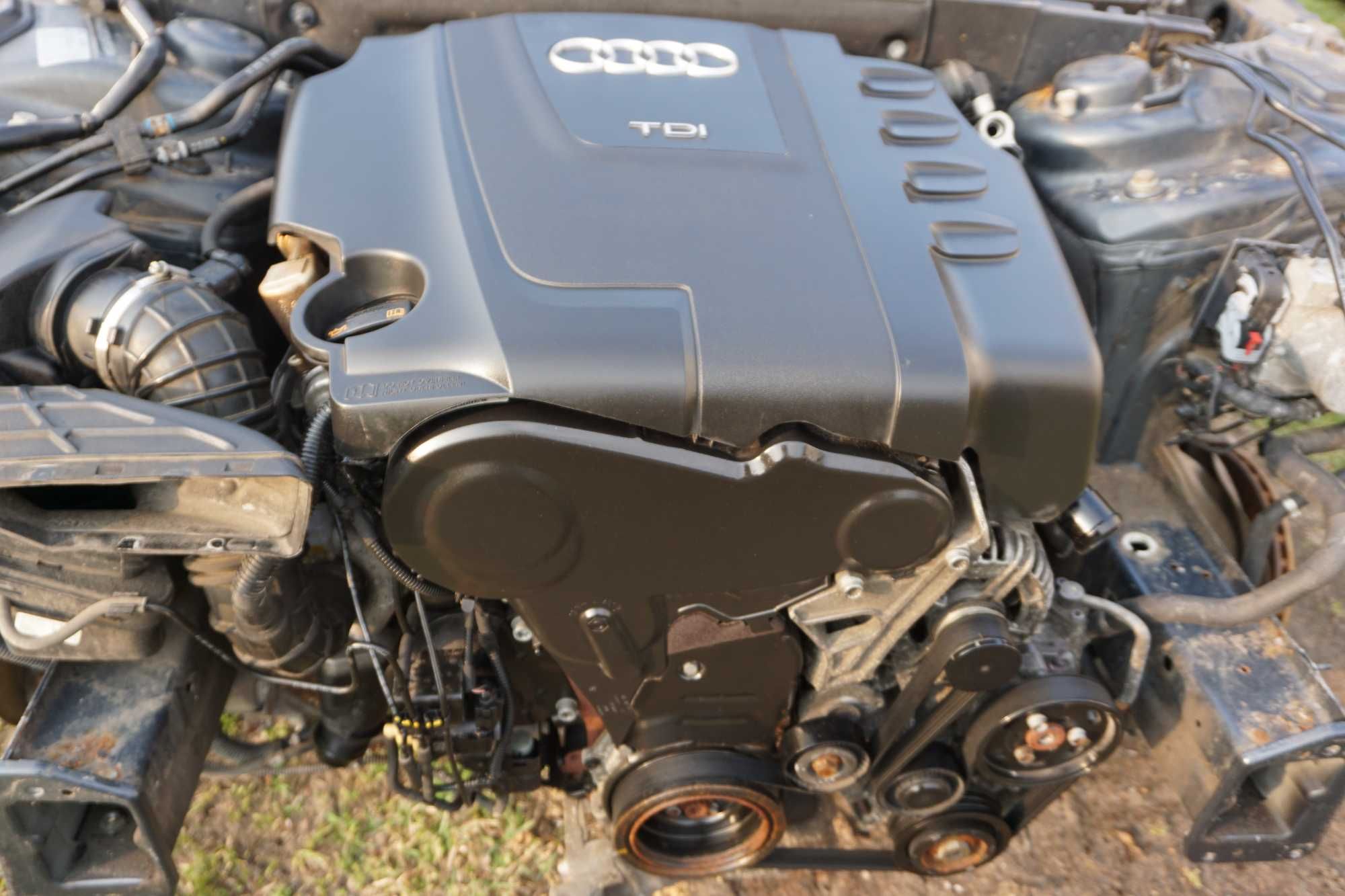 Audi a5 8T 8T3 2.0 Tdi kompletny silnik osprzęt wtryski turbina CAHA *