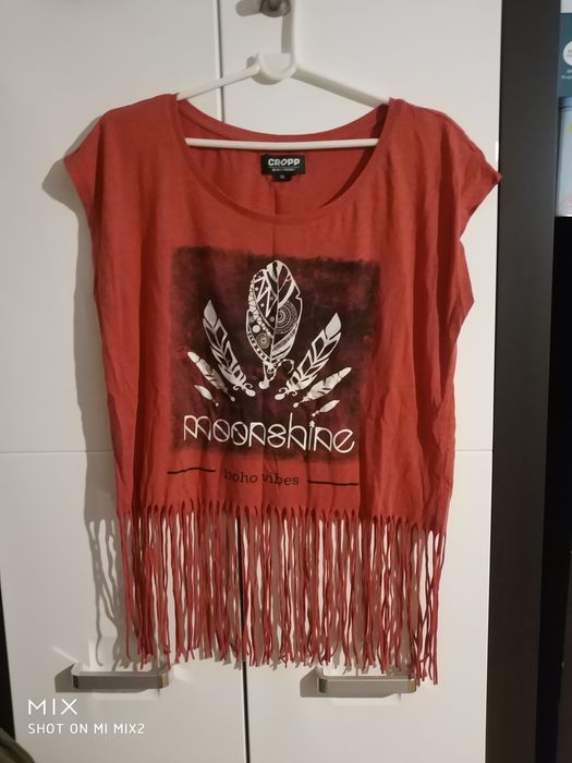 Bluzeczka damska z frędzlami XL. Cropp.