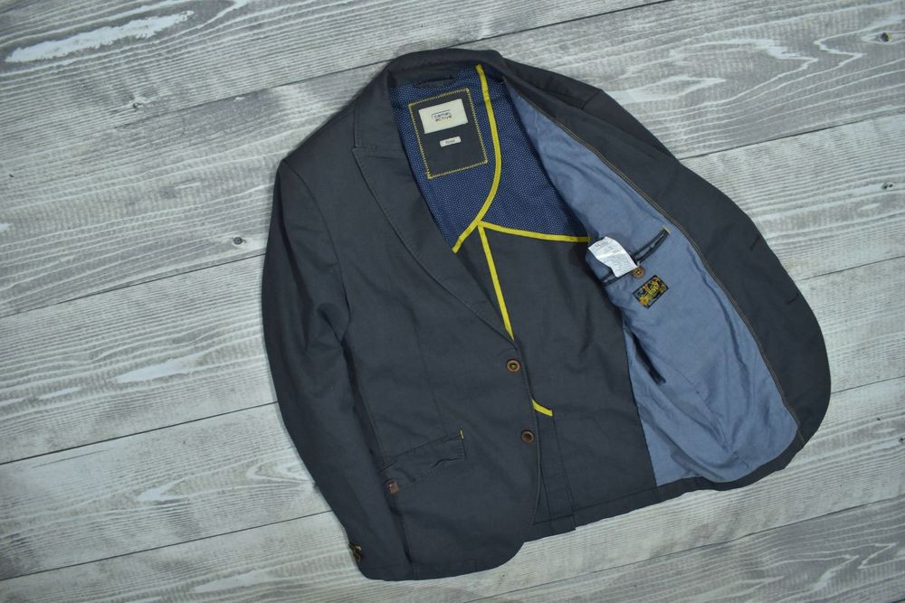 Camel Active Bawełniana Marynarka Z Dodatkiem Elastanu Fitted 52