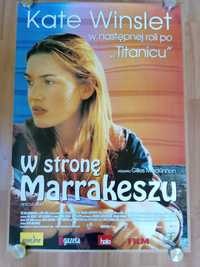 Plakat filmowy W STRONĘ MARRAKESZU/Kate Winslet/Oryginał z 1999 roku.