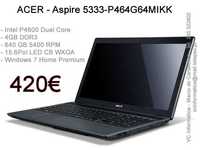 Acer Aspire 5333-4GB Ram-256SSD NOVO