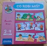 Puzzle układanka  "Co robi miś?" Granna