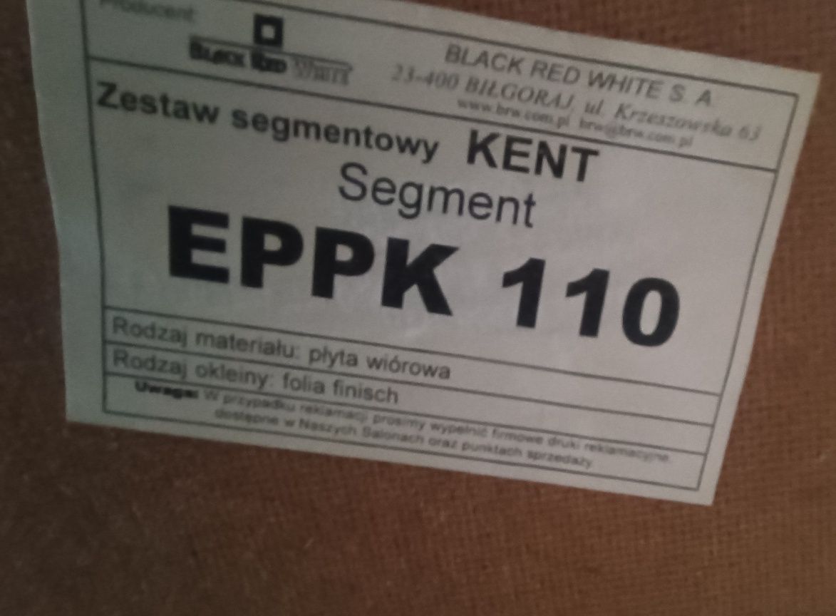 Garderoba, Szafa do przedpokoju, Sonata, BRW, Kent, Black Red and Whit