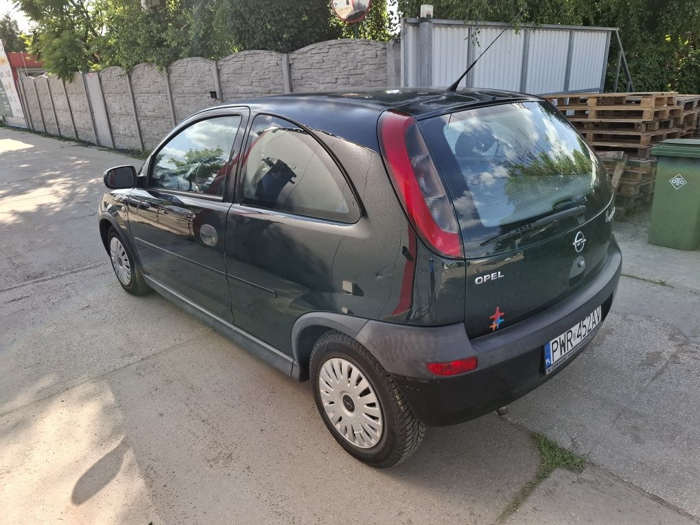 Opel Corsa C 1.2 benzyna 2002 Klimatyzacja Elektryka Wspomaganie