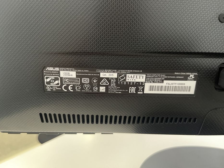 Monitor 21.5” Asus VS228hr HDMI