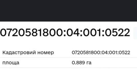 Земельна ділянка ОСГ