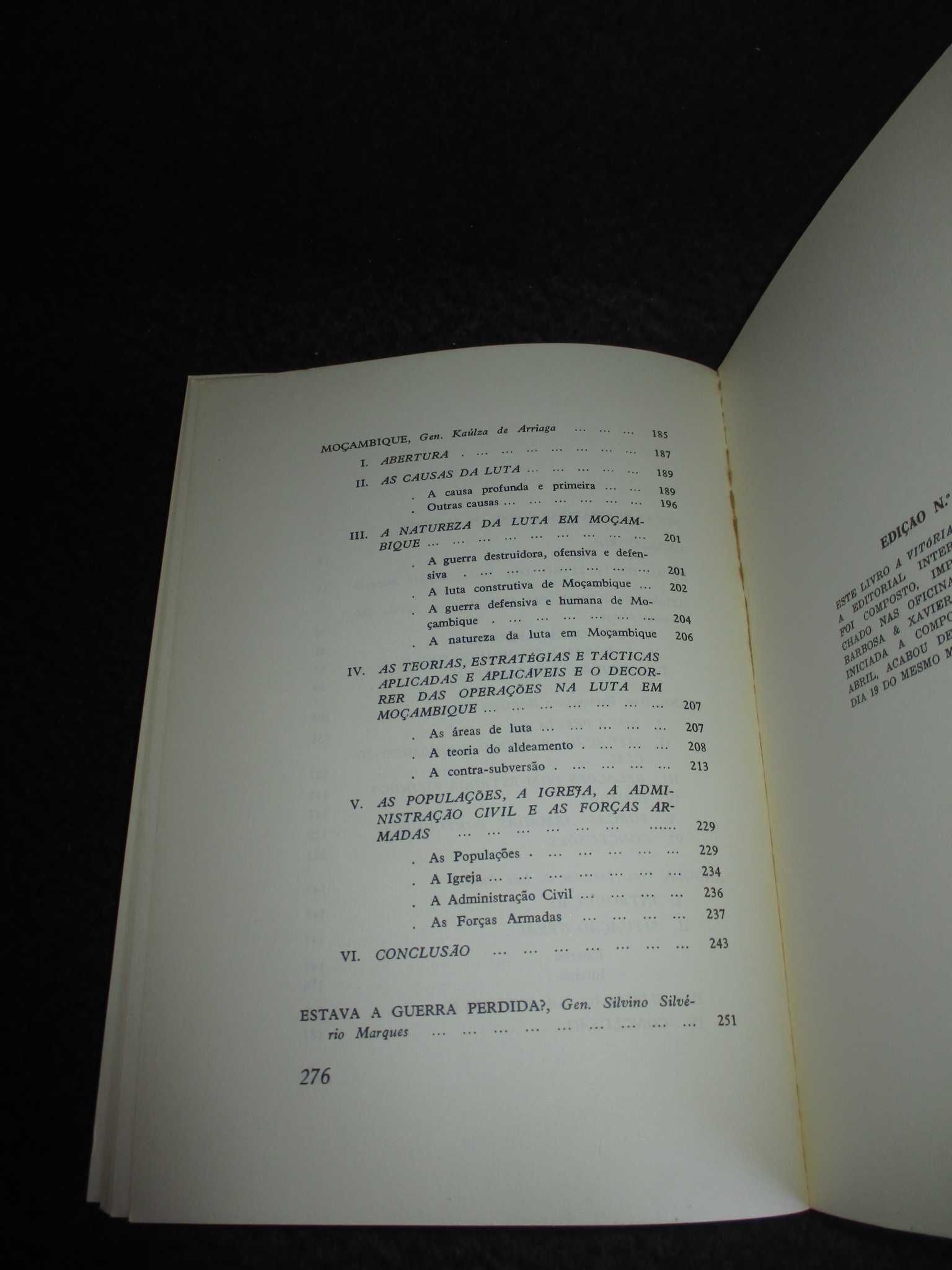 Livro África A vitória Traída 1977